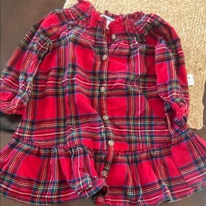 Old Navy Red Plaid Button-Front Top